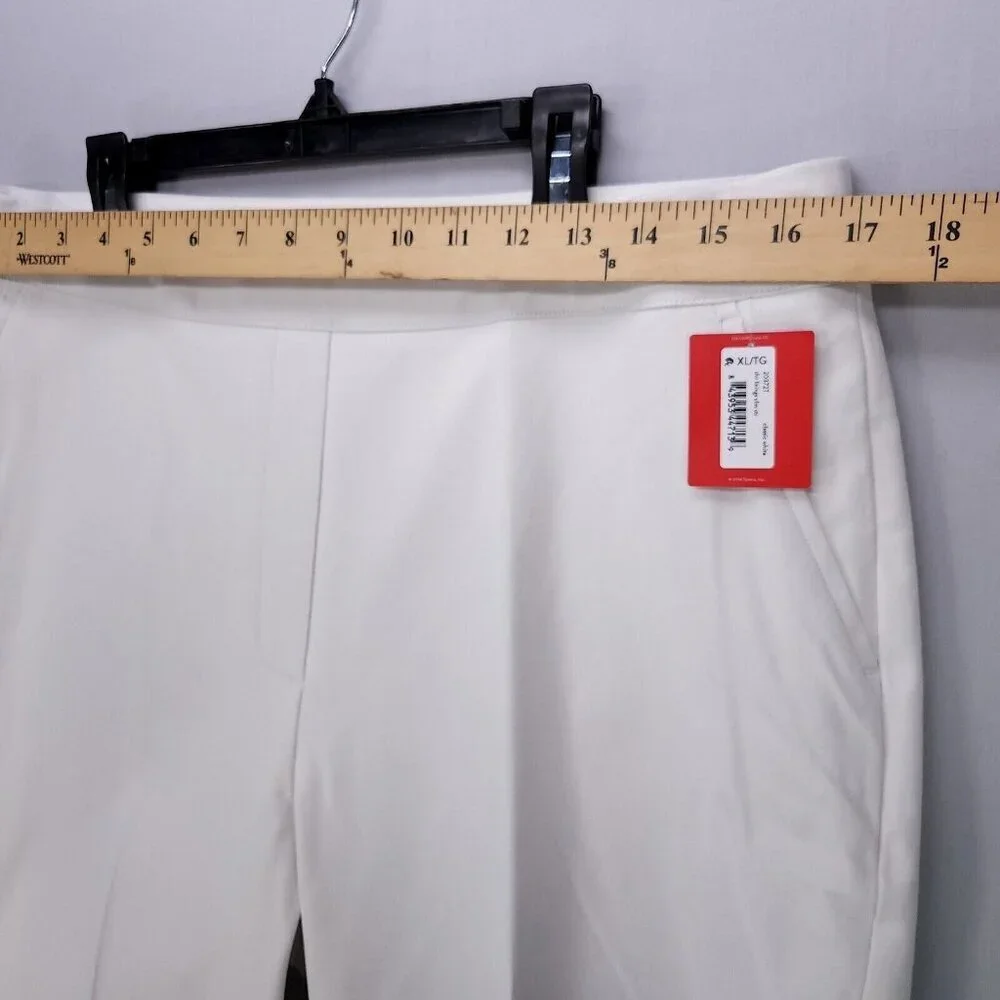 Spanx Ankle Pants Straight Leg Silver Lining Size Tall XL Shaping Elastic Waist - Picture 8 of 15